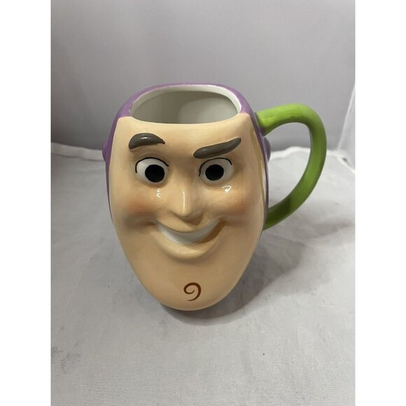 Disney Pixar Porcelain Ceramic Buzz Lightyear 23 Ounce Coffee Mug - Picture 1 of 6